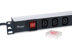 Equip 333310 power distribution unit (PDU) 8 AC outlet(s) 1U Black