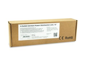Equip 333311 power distribution unit (PDU) 4 AC outlet(s) 1U Black, Silver
