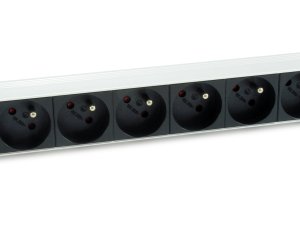 Equip 333313 power distribution unit (PDU) 8 AC outlet(s) 1U Black, Silver