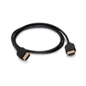 C2G 3ft (0.9m) Plus Series Slim Flexible High Speed HDMI® Cable with Ethernet