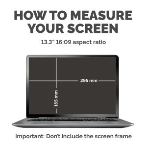 Fellowes PrivaScreen 33.8 cm (13.3") Laptop Frameless display privacy filter