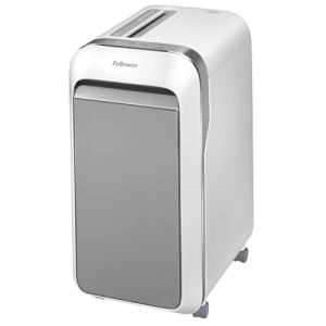 Fellowes LX Series Paper Shredder LX221 20 Sheet Micro Cut Shredder with 30 Litre Pull Out Bin Superior Security P5 White