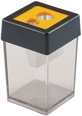 Dahle 53465 pencil sharpener Manual pencil sharpener Transparent, Yellow
