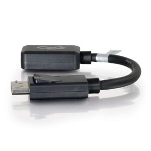 C2G 8in DisplayPortTM Male to HDMI Female Adapter Converter - Black