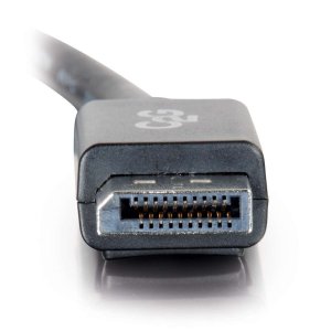C2G 25ft (7.6m) DisplayPortTM Cable with Latches 4K 60Hz UHD M/M - Black
