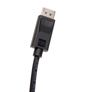 C2G 35ft (10.7m) DisplayPortTM Cable with Latches 4K 60Hz UHD M/M - Black