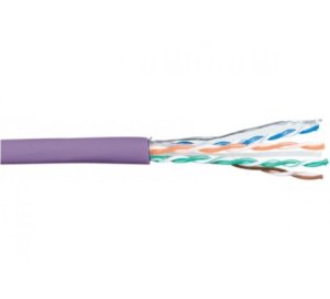 Hypertec ProConnectLite Cat5e U/UTP Solid Dca LSZH Purple 305m