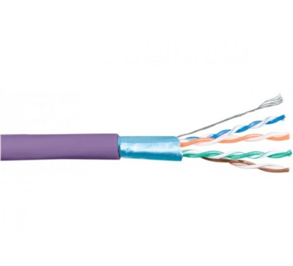 Hypertec ProConnectLite Cat5e F/UTP Solid Dca LSZH Purple 305m