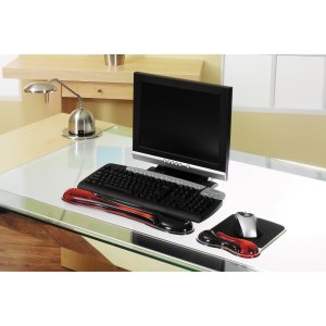 Kensington Duo Gel Mouse Pad Wrist Rest — Red