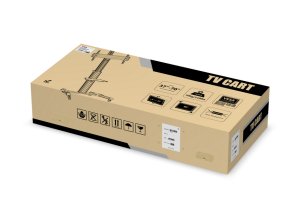 Equip 650602 37-70“ 90° Rotate Single Display LFD Trolley