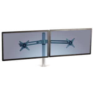 Fellowes 8042901 monitor mount / stand 66 cm (26") Desk Silver