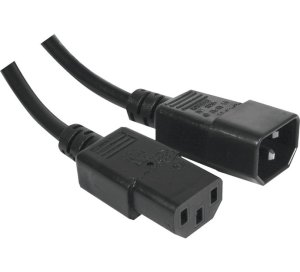Générique ECF-808051 power cable Black 2.5 m IEC C14 IEC C13