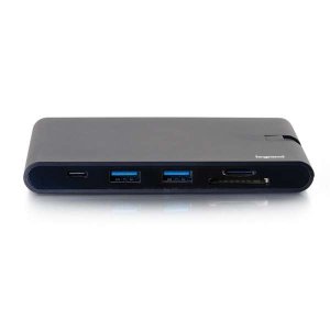 C2G 82117 laptop dock/port replicator USB 2.0 Type-C Black