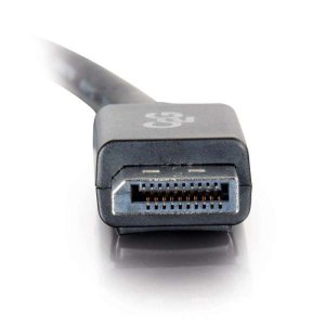 C2G 2m DisplayPort to Single Link DVI-D Adapter Cable M/M - DP to DVI - Black