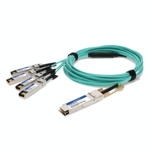 AddOn Networks 845424-B21-AO InfiniBand/fibre optic cable 15 m QSFP28 4x SFP28 AOC Aqua colour