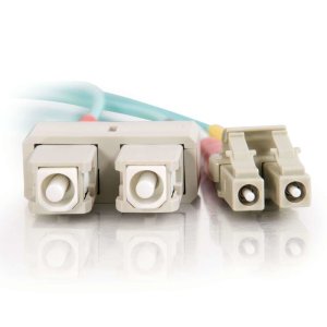 C2G 85531 InfiniBand/fibre optic cable 1 m LC SC OFNR Turquoise