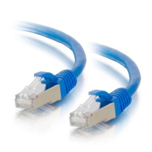 C2G 5m Cat6a Booted Shielded (STP) Network Patch Cable - Blue