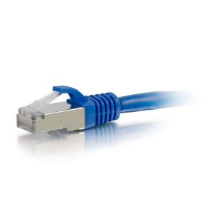 C2G 5m Cat6a Booted Shielded (STP) Network Patch Cable - Blue