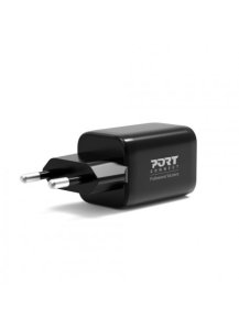 Port Designs 900105-EU mobile device charger Netbook, Laptop, Smartphone, Tablet Black AC Fast charging Indoor