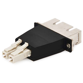 LC Female to SC Female SMF Duplex Fiber Optic Adapter