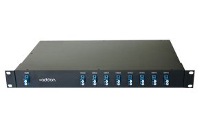 ADD-DWDMMUX8-LC - 8 Channel DWDM MUX/DEMUX 19″ Rack Mount