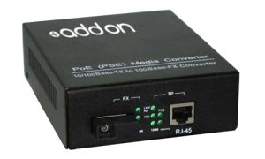 AddOn Networks 100BTX-100BFX network media converter 100 Mbit/s 1310 nm Black