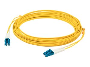 AddOn Networks ADD-LC-LC-110M9SMFP InfiniBand/fibre optic cable 110 m OFNR Yellow