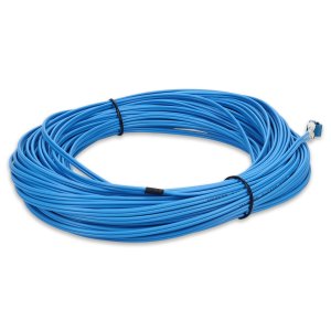 AddOn Networks 15m LC to LC Blue OS2 Duplex OFNR (Riser-Rated) SMF Fiber Patch Cable