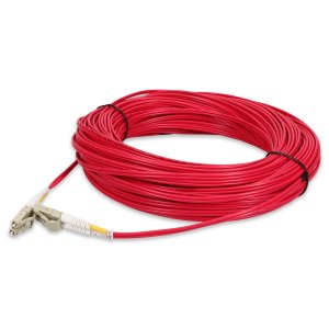 AddOn Networks ADD-LC-LC-25M5OM4P-RD InfiniBand/fibre optic cable 25 m MMF Red