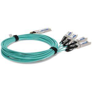 AddOn Networks ADD-Q28ARS28CI-AOC7M InfiniBand/fibre optic cable 7 m QSFP28 4xSFP28 Aqua colour
