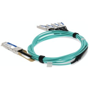 AddOn Networks ADD-Q28CIS28IN-O1M InfiniBand/fibre optic cable 1 m QSFP28 4x SFP28 AOC Aqua colour
