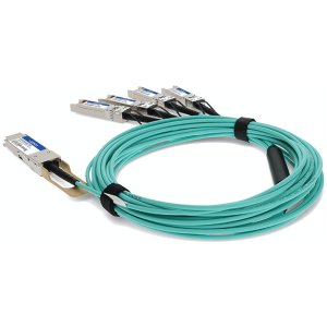 AddOn Networks ADD-Q28JUS28CI-O7M InfiniBand/fibre optic cable 7 m QSFP28 4xSFP28 Aqua colour