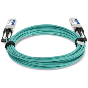 AddOn Networks ADD-QCIQIN-AOC5M InfiniBand/fibre optic cable 5 m QSFP+ Aqua colour