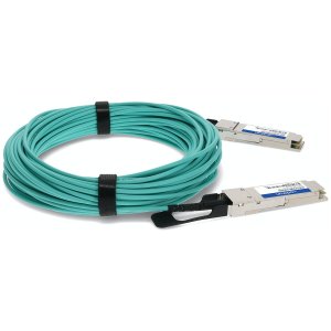 AddOn Networks ADD-QCIQPA-AOC20M InfiniBand/fibre optic cable 20 m QSFP+ Aqua colour