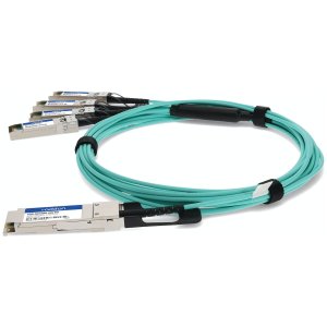 AddOn Networks ADD-QCISHPA-AOC7M InfiniBand/fibre optic cable 7 m QSFP+ 4xSFP+ Aqua colour