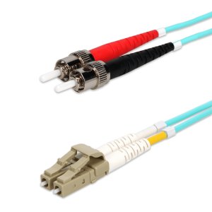 AddOn Networks ADD-ST-LC-95M5OM4LZ InfiniBand/fibre optic cable 95 m 2x ST 2x LC LOMM Aqua colour