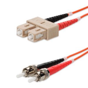 AddOn Networks ADD-ST-SC-3M6MMF-50PK-TAA InfiniBand/fibre optic cable 3 m 2x SC 2x ST MMF Orange