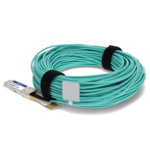 AddOn Networks AOC-Q-Q-100G-35M-AO InfiniBand/fibre optic cable QSFP28 Aqua colour