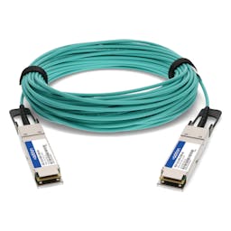 AddOn Networks AOC-Q-Q-40G-25M-AO InfiniBand/fibre optic cable QSFP+ Aqua colour, Silver