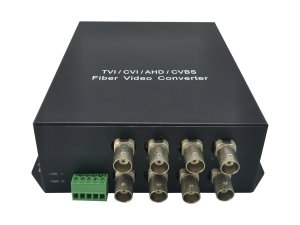 LevelOne 8-Channel BNC over Fiber Optic Extender Kit, 20km