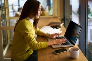 3M Bright Screen Privacy Filter for 12.5in Laptop, 16:9, BP125W9B