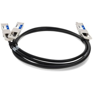 AddOn Networks CAB-D-2Q-400G-2-5M-AO InfiniBand/fibre optic cable 2.5 m QSFP-DD 2x QSFP56 Black, Metallic