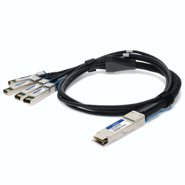 AddOn Networks CAB-Q-4S-100G-1-5M-AO InfiniBand/fibre optic cable 1.5 m QSFP28 4x SFP28 Black