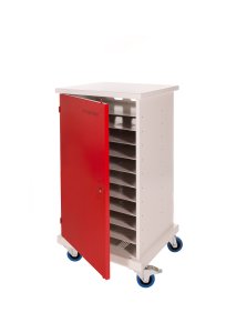 Compucharge ChargeMate 20 (can also be used for 10 laptops) - Storage & charging trolley for up to 20 netbooks Chromebooks or tablets. Includes 2 user keys additional / replacment keys can be ordered using part code 64003. Supplied by Hypertec.