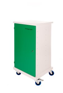 Compucharge ChargeMate 8 - Storage & charging trolley for up to 8 laptops / 16 tablets or netbooks. Includes 2 user keys additional / replacment keys can be ordered using part code 64003. Supplied by Hypertec.