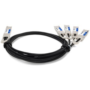 AddOn Networks DAC-Q56DD4Q562-5M-AO InfiniBand/fibre optic cable 2.5 m QSFP-DD 4x QSFP56 Black, Metallic