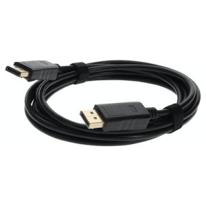 15ft DisplayPort 1.2 Male to DisplayPort 1.2 Male Black Cable For Resolution Up to 3840x2160 (4K UHD)