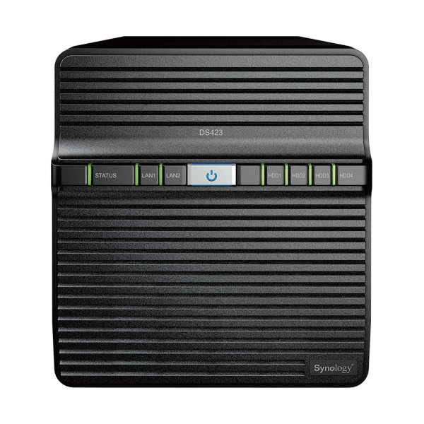 Synology DiskStation DS423 NAS Desktop Realtek RTD1619B 2 GB DDR4 24 TB HDD DiskStation Manager Black