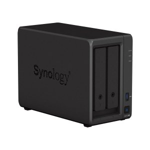 Synology DiskStation DS723+ NAS Desktop Ryzen Embedded R1600 2 GB DDR4 24 TB HDD DiskStation Manager Black