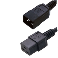 Black Box EPR-C20-C19-01M power cable 1 m C20 coupler C19 coupler